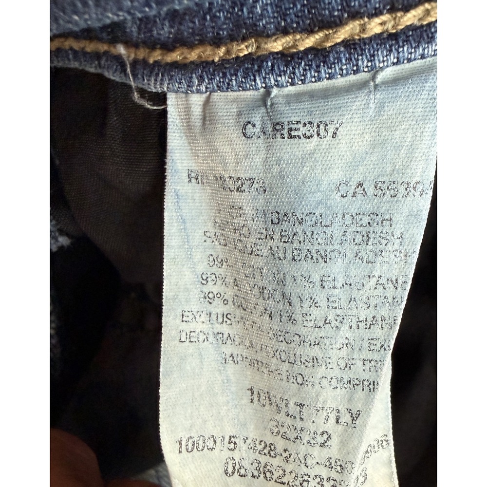 Wrangler Slim Boot Cut Jeans Mens 32x32 Blue Retro Medium Wash Denim 10WLT77LY - Picture 8 of 9